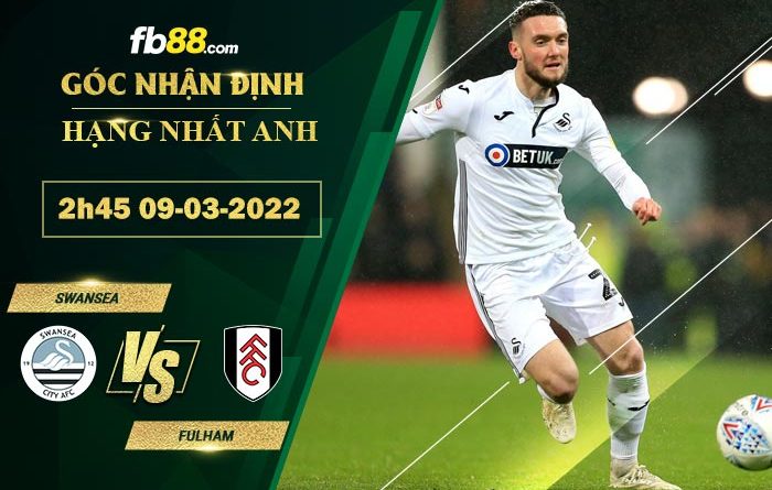 Fb88 soi kèo trận đấu Swansea vs Fulham