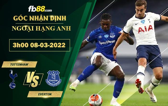 Fb88 soi kèo trận đấu Tottenham vs Everton