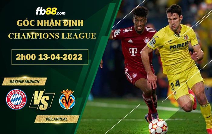 Fb88 soi kèo trận đấu Bayern Munich vs Villarreal