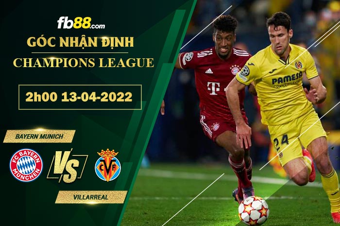 Fb88 soi kèo trận đấu Bayern Munich vs Villarreal