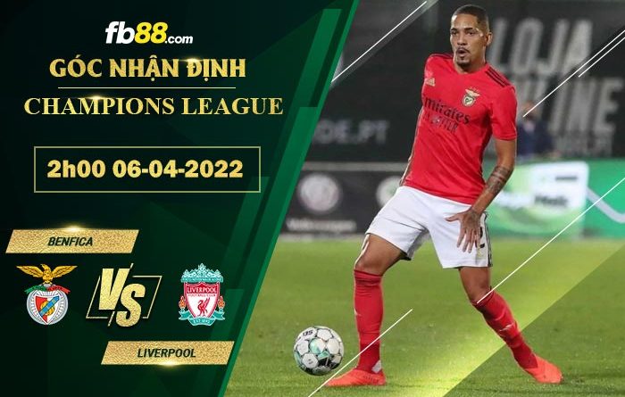 fb88 bang keo tran dau Benfica vs Liverpool