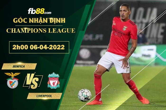 fb88 bang keo tran dau Benfica vs Liverpool