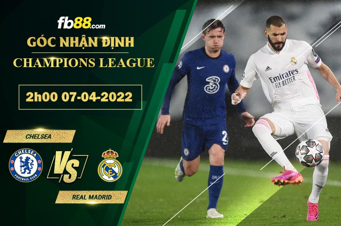 Fb88 soi kèo trận đấu Chelsea vs Real Madrid