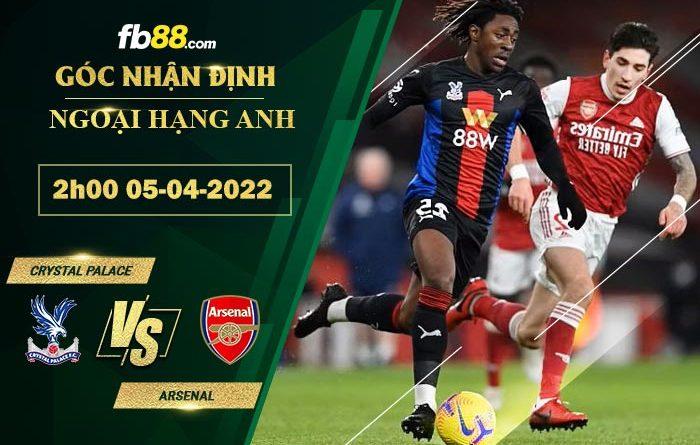 Fb88 soi kèo trận đấu Crystal Palace vs Arsenal