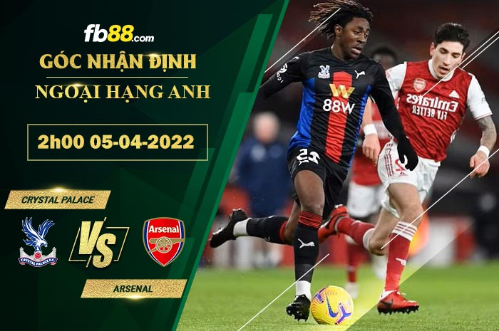 Fb88 soi kèo trận đấu Crystal Palace vs Arsenal