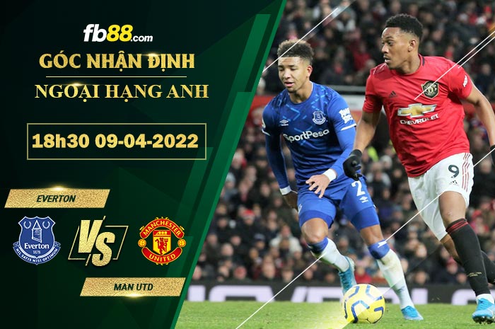 Fb88 soi kèo trận đấu Everton vs Man Utd