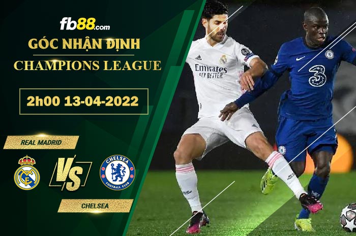 Fb88 soi kèo trận đấu Real Madrid vs Chelsea