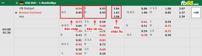 fb88 tỷ lệ kèo chấp Stuttgart vs Dortmund