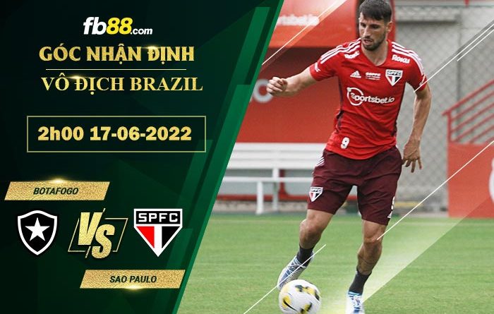 Fb88 soi kèo trận đấu Botafogo vs Sao Paulo