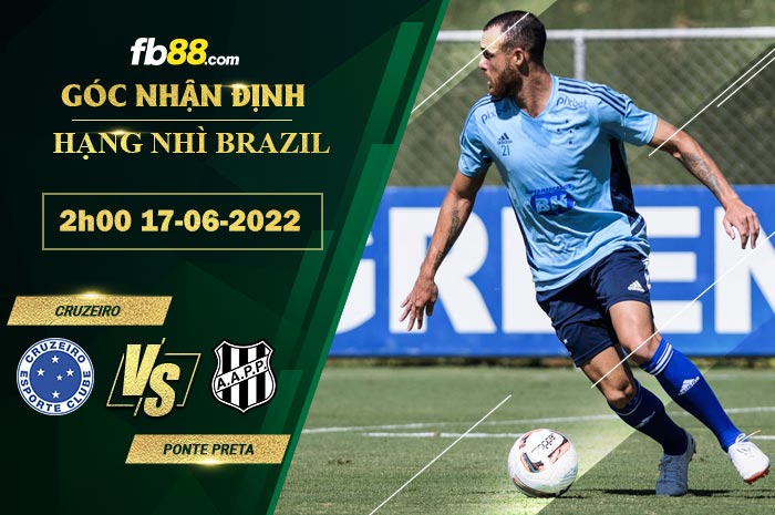 Fb88 soi kèo trận đấu Cruzeiro vs Ponte Preta