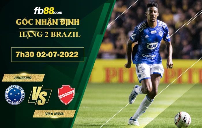 Fb88 soi kèo trận đấu Cruzeiro vs Vila Nova