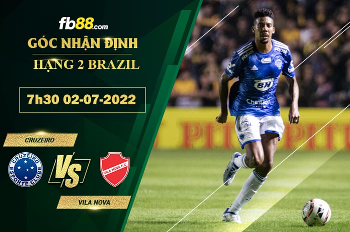 Fb88 soi kèo trận đấu Cruzeiro vs Vila Nova