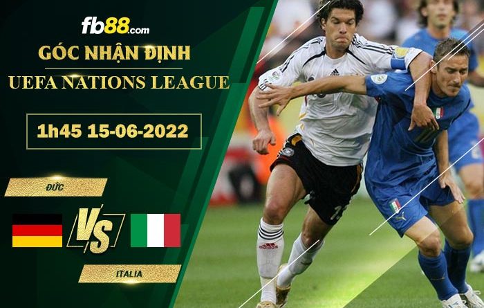 Fb88 soi kèo trận đấu Đức vs Italia