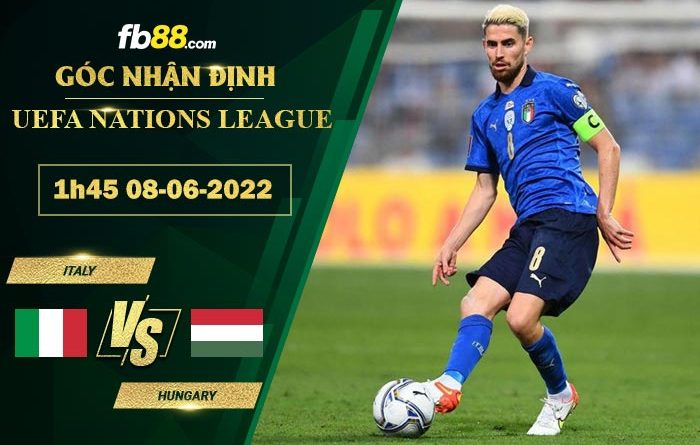 Fb88 soi kèo trận đấu Italy vs Hungary