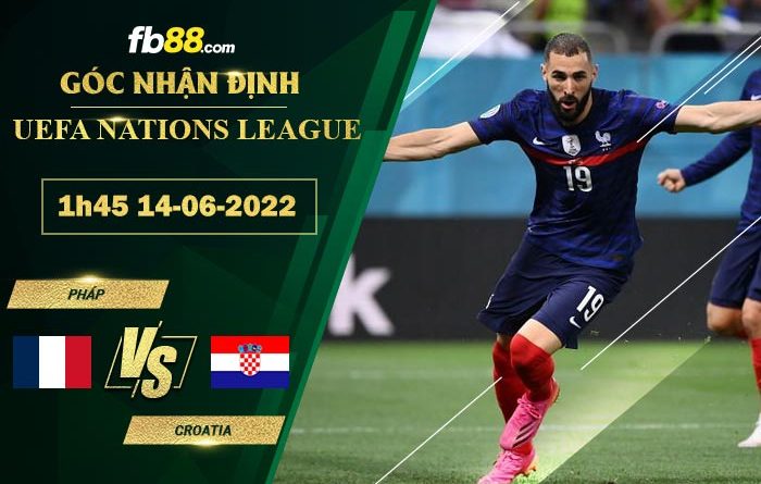 Fb88 soi kèo trận đấu Pháp vs Croatia