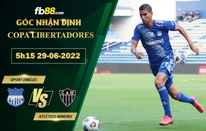 Fb88 soi kèo trận đấu Sport Emelec vs Atletico Mineiro