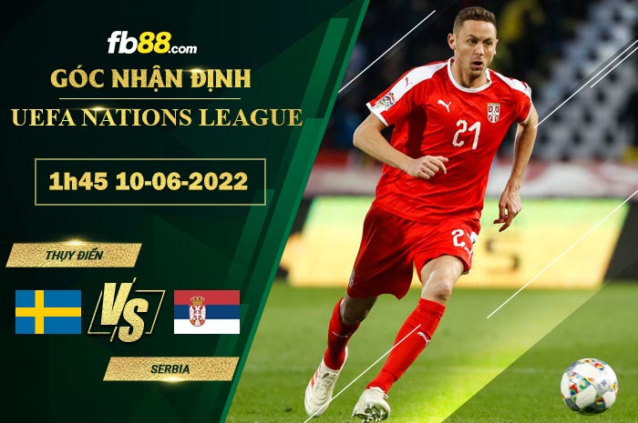 Fb88 soi kèo trận đấu Thụy Điển vs Serbia