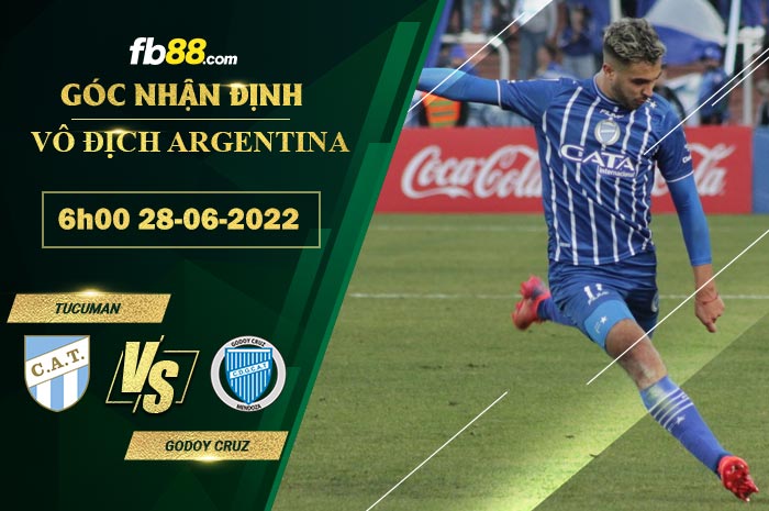 Fb88 soi kèo trận đấu Tucuman vs Godoy Cruz