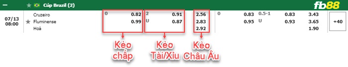 Fb88 bảng kèo trận đấu Cruzeiro vs Fluminense