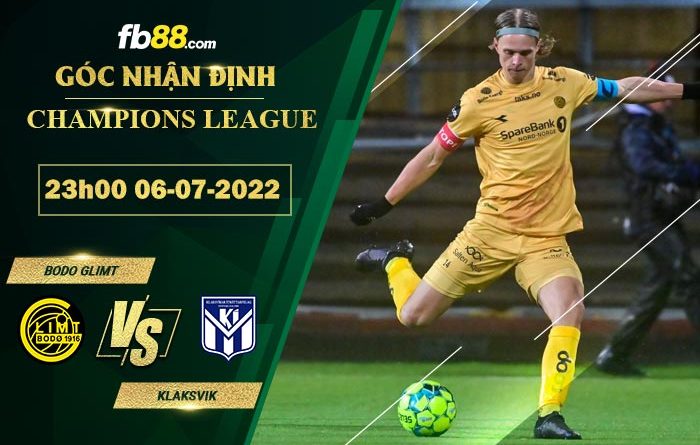 Fb88 soi kèo trận đấu Bodo Glimt vs Klaksvik