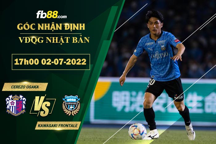 Fb88 soi kèo trận đấu Cerezo Osaka vs Kawasaki Frontale