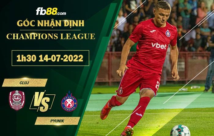 Fb88 soi kèo trận đấu Cluj vs Pyunik