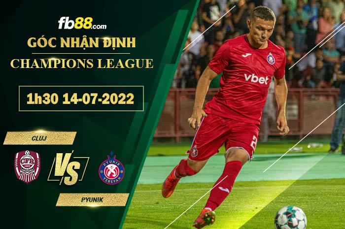 Fb88 soi kèo trận đấu Cluj vs Pyunik