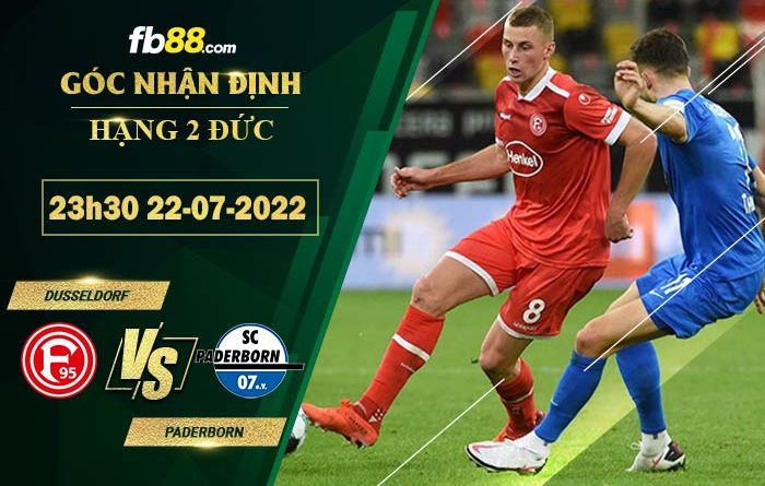 Fb88 soi kèo trận đấu Dusseldorf vs Paderborn