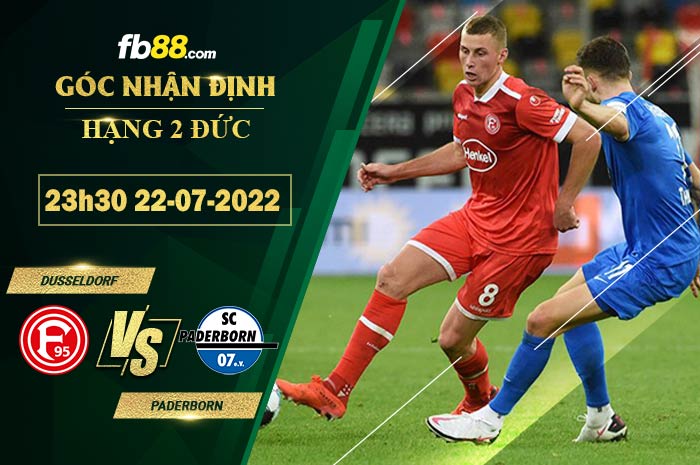 Fb88 soi kèo trận đấu Dusseldorf vs Paderborn