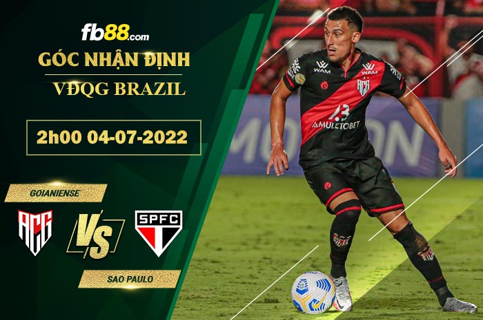 Fb88 soi kèo trận đấu Goianiense vs Sao Paulo