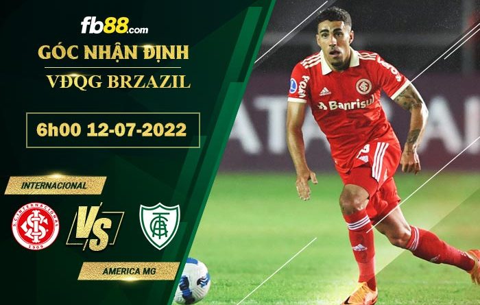 Fb88 soi kèo trận đấu Internacional vs America MG