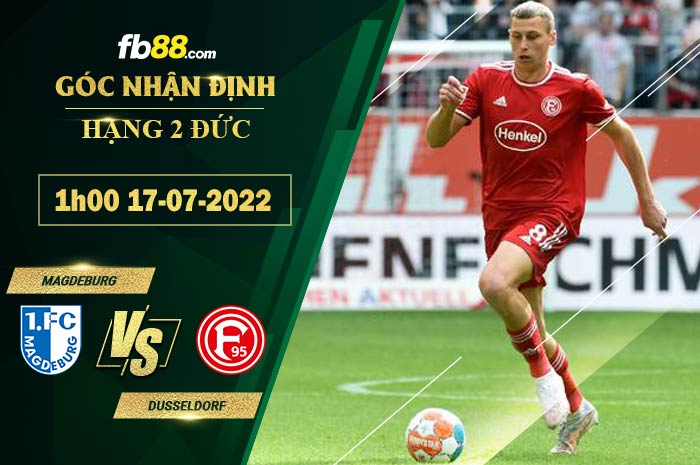 Fb88 soi kèo trận đấu Magdeburg vs Dusseldorf