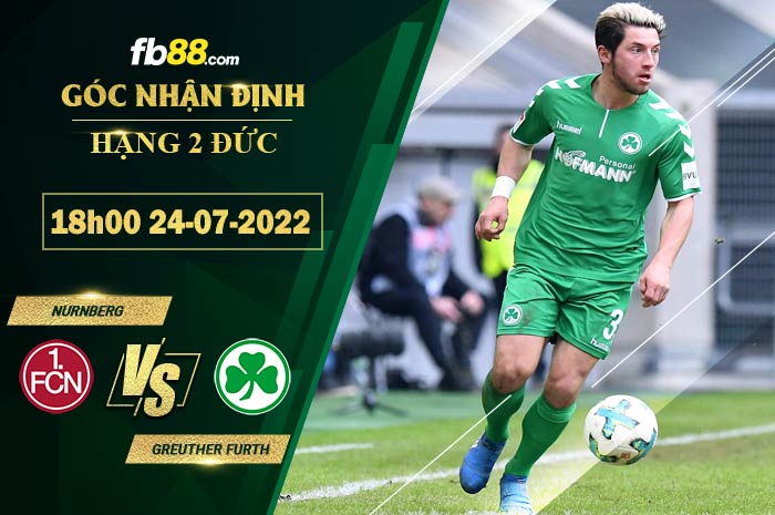 Fb88 soi kèo trận đấu Nurnberg vs Greuther Furth