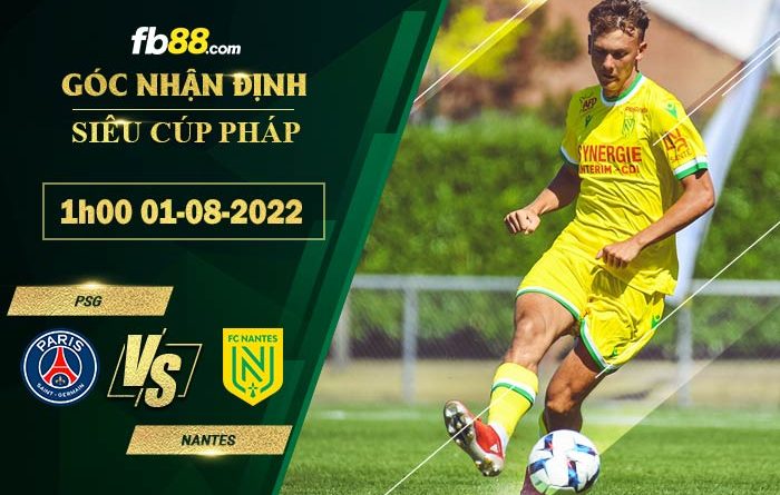 Fb88 soi kèo trận đấu PSG vs Nantes