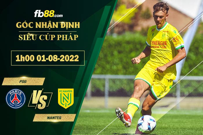 Fb88 soi kèo trận đấu PSG vs Nantes