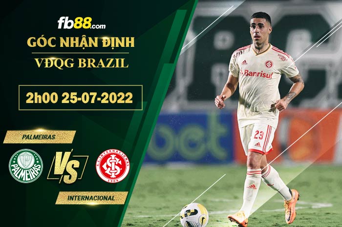 Fb88 soi kèo trận đấu Palmeiras vs Internacional