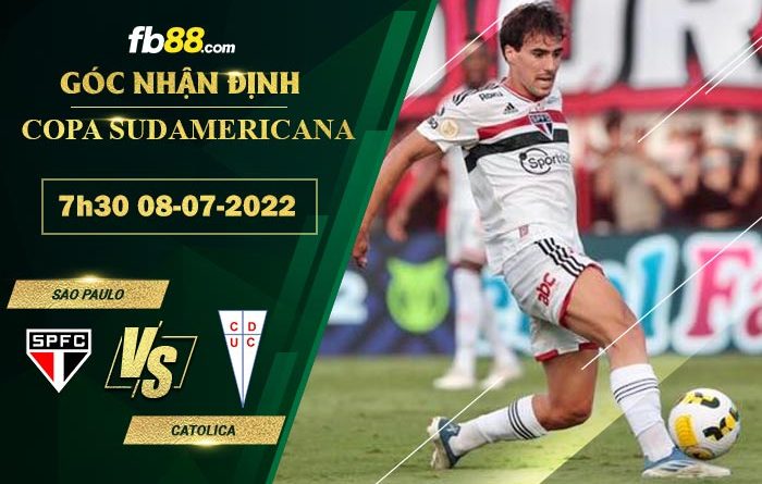 Fb88 soi kèo trận đấu Sao Paulo vs Catolica