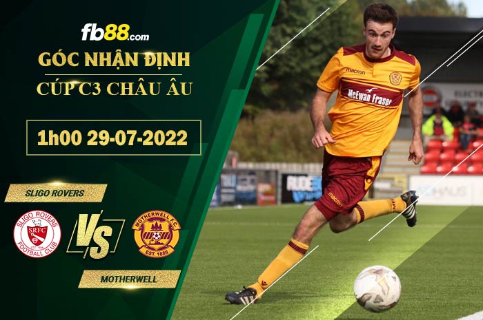 Fb88 soi kèo trận đấu Sligo Rovers vs Motherwell