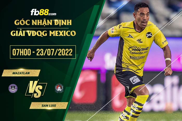 fb88 tỷ lệ kèo nhà cái Mazatlan vs San Luis