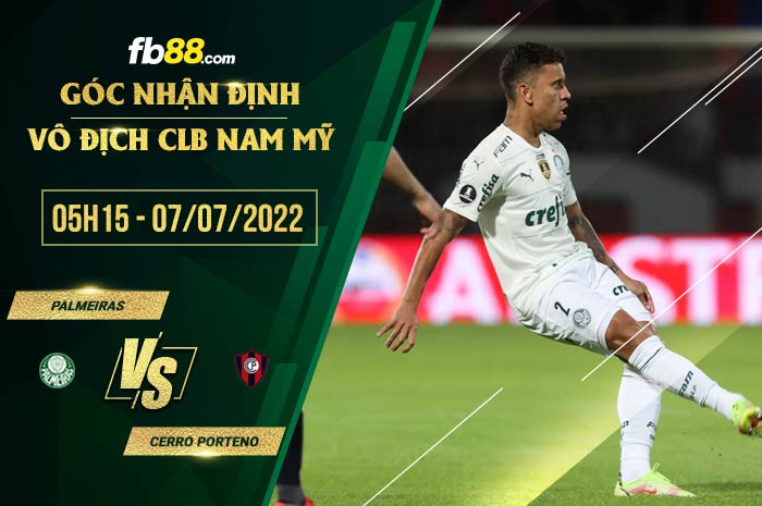 fb88 tỷ lệ kèo nhà cái Palmeiras vs Cerro Porteno