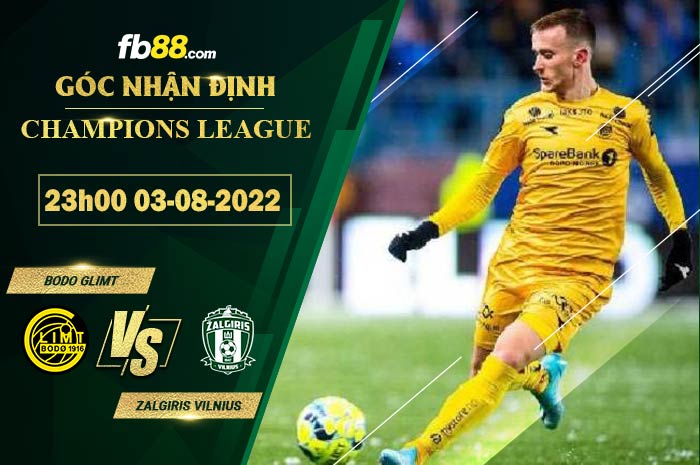 Fb88 soi kèo trận đấu Bodo Glimt vs Zalgiris Vilnius