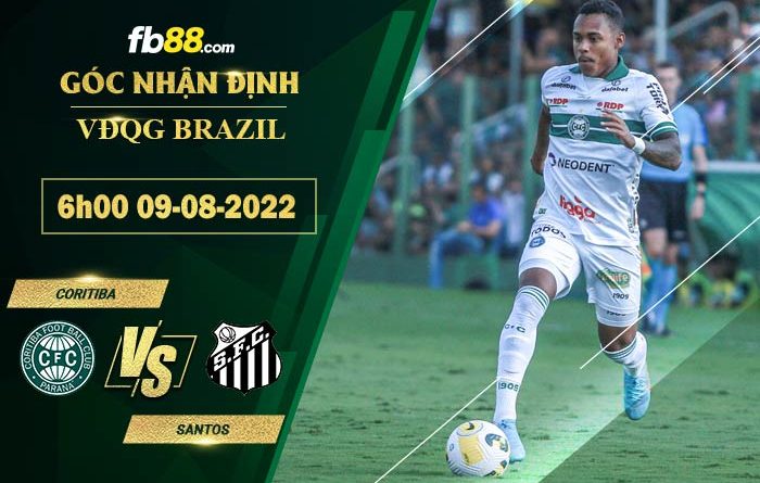 Fb88 soi kèo trận đấu Coritiba vs Santos