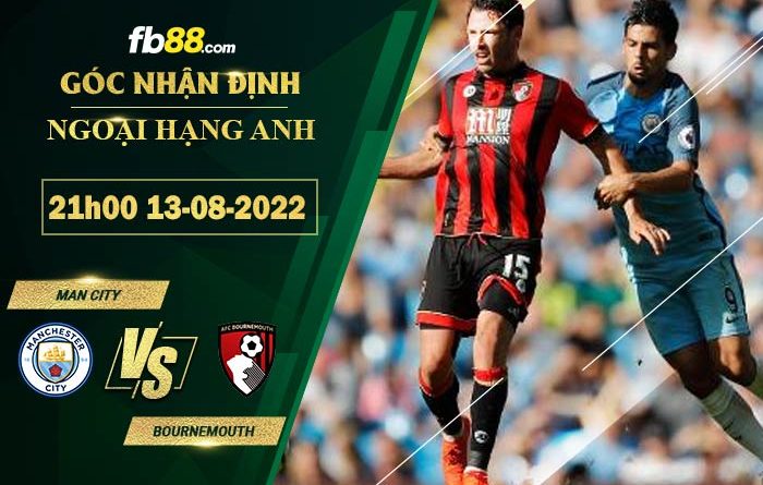 Fb88 soi kèo trận đấu Man City vs Bournemouth