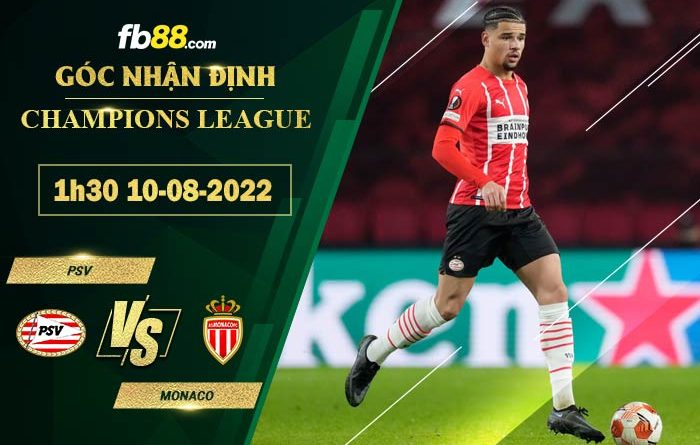 Fb88 soi kèo trận đấu PSV vs Monaco