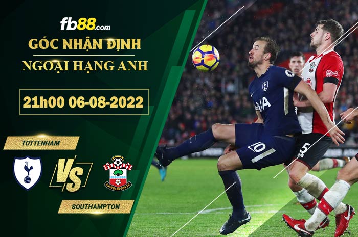 Fb88 soi kèo trận đấu Tottenham vs Southampton