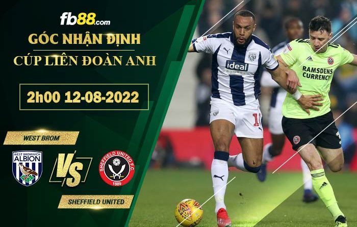 Fb88 soi kèo trận đấu West Brom vs Sheffield United