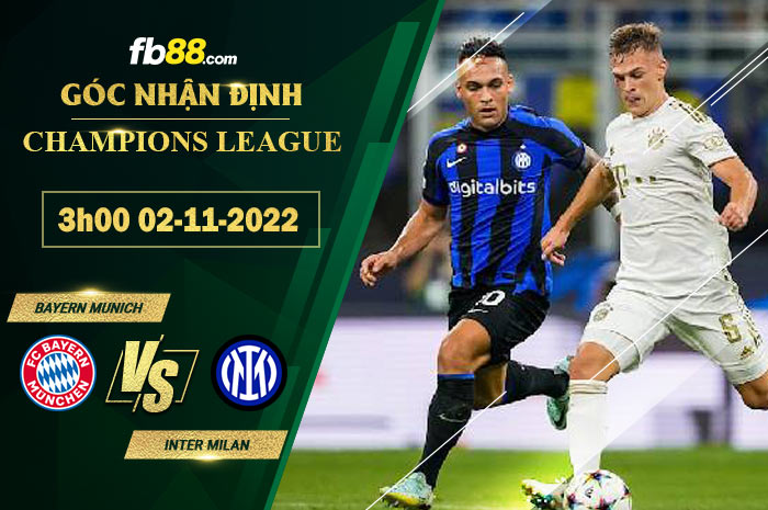 Fb88 soi kèo trận đấu Bayern Munich vs Inter Milan