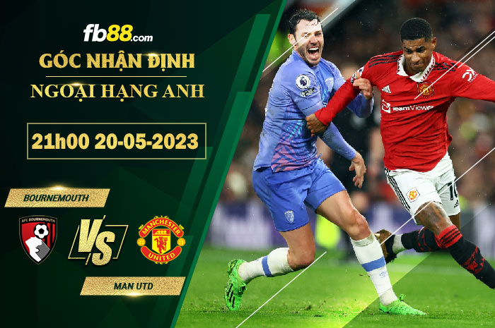 Fb88 soi kèo trận đấu Bournemouth vs Man Utd