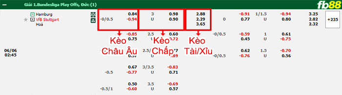 Fb88 bảng kèo trận đấu Hamburger vs Stuttgart