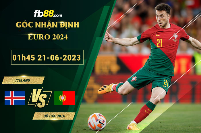 Fb88 soi kèo trận đấu Iceland vs Bồ Đào Nha